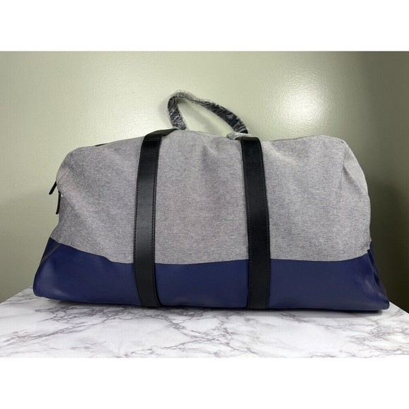Everlane Other - Everlane Large Twill Weekender Duffle Bag Gray /Blue